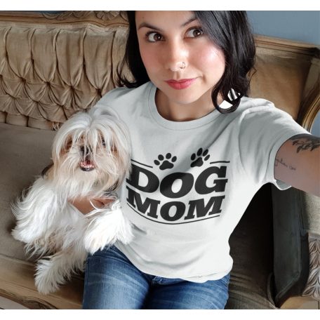 Dog mom női póló
