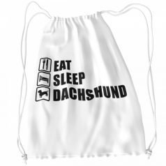Eat sleep dachshund tornazsák