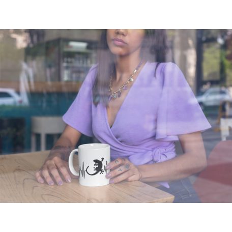 Gekkó Heartbeat bögre