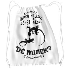 Gekkó nélkül tornazsák