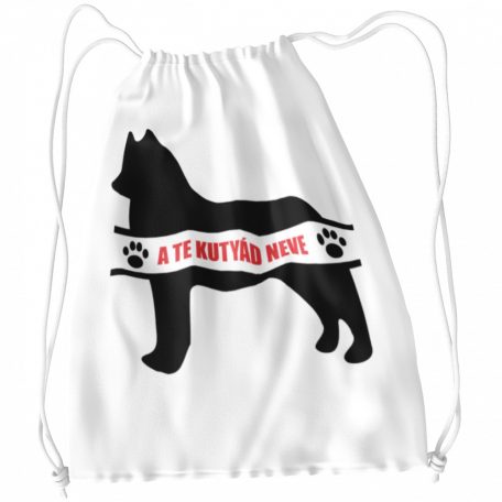 Husky egyedi neves tornazsák