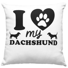 I love my dachshund with paw párna