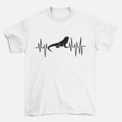 Iguana Heartbeat férfi póló