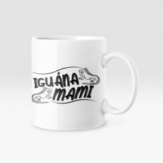 Iguána mami bögre
