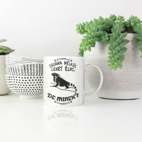 Iguana nélkül élni lehet, de minek? bögre