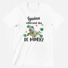   Színes - Iguána nélkül lehet élni, de minek? férfi póló
