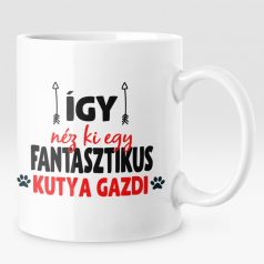 Így néz ki egy fantasztikus kutya gazdi bögre