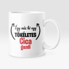 Így néz ki egy tökéletes cica gazdi bögre