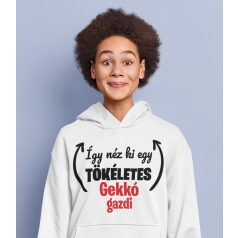 Így néz ki egy tökéletes gekkó gazdi pulóver