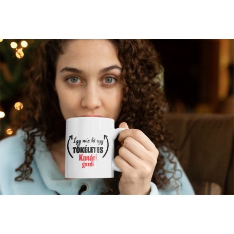 Így néz ki egy tökéletes kanári gazdi bögre