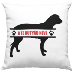 Ír farkaskutya egyedi neves párna