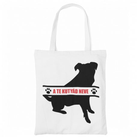 Jack russel terrier egyedi neves vászontáska