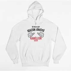 Így néz ki egy igazán jóképű kaméleon gazdi pulóver