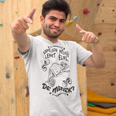 Kaméleon nélkül lehet élni, de minek? férfi póló