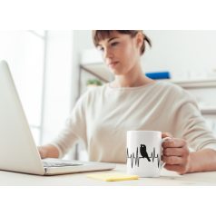 Kanári Heartbeat bögre