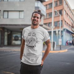 Kanári nélkül lehet élni, de minek? férfi póló