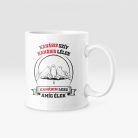 Kanáris szív kanáris lélek kanárim lesz amíg élek bögre