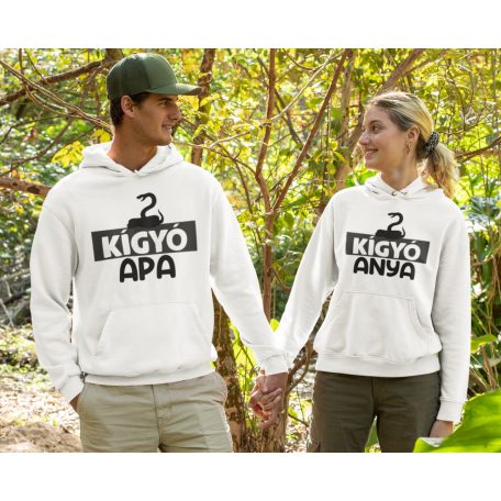 Kígyó anya és kígyó apa páros pulóver