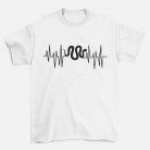Kígyó Heartbeat férfi póló