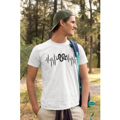 Kígyó Heartbeat férfi póló