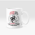 Kígyós szív kígyós lélek kígyóm lesz amíg élek bögre