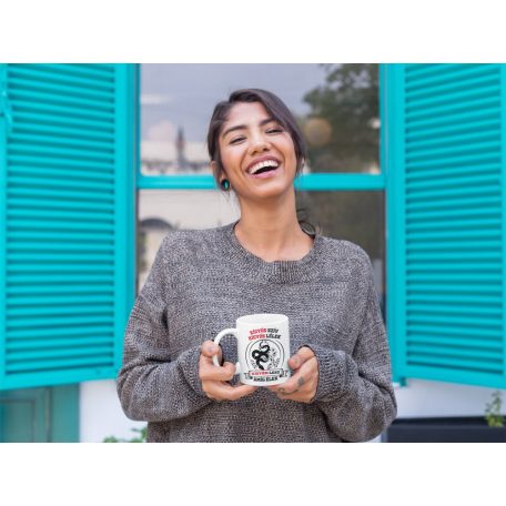 Kígyós szív kígyós lélek kígyóm lesz amíg élek bögre