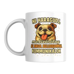   Ne haragudj, ma kizárólag az angol bulldogommal kommunikálok bögre