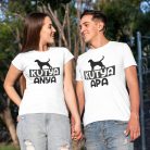 Kutya anya és kutya apa páros póló