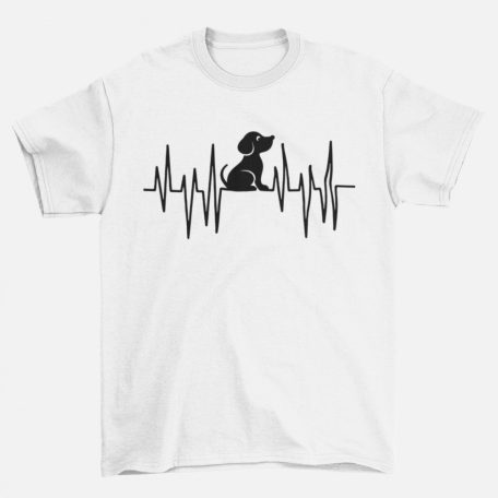 Kutya Heartbeat férfi póló