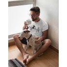 Kutya Heartbeat férfi póló