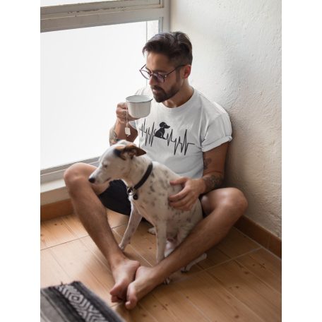 Kutya Heartbeat férfi póló