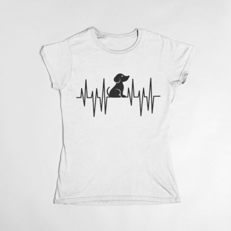 Kutya Heartbeat női póló