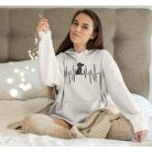 Kutya Heartbeat pulóver