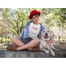 Kutyás szív kutyás lélek kutyás leszek amíg élek női póló