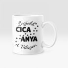 Legjobb cica anya a világon bögre