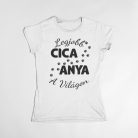 Legjobb cica anya a világon női póló