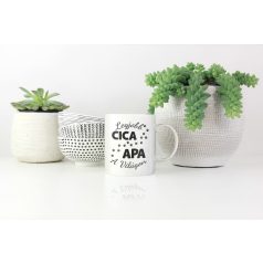 Legjobb cica apa a világon bögre