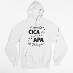 Legjobb cica apa a világon pulóver