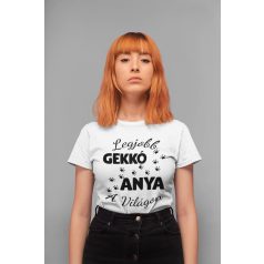 Legjobb gekkó anya a világon női póló 