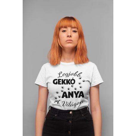 Legjobb gekkó anya a világon női póló 