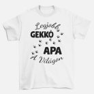 Legjobb gekkó apa a világon férfi póló