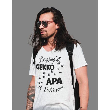 Legjobb gekkó apa a világon férfi póló