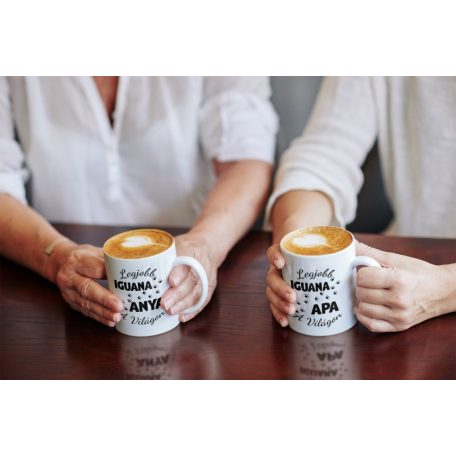 Legjobb iguana apa a világon bögre 