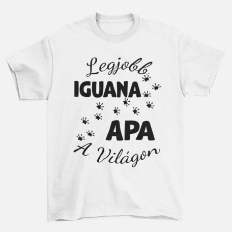 Legjobb iguana apa a világon férfi póló