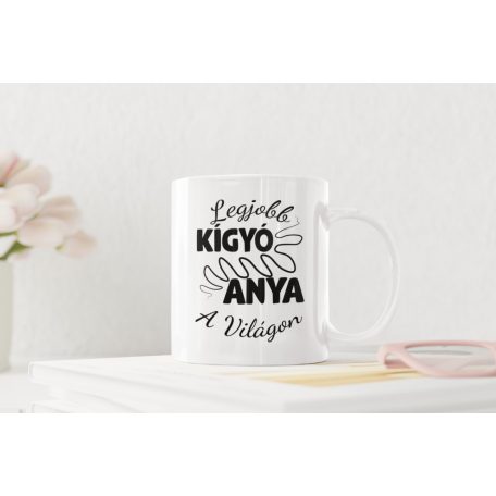 Legjobb kígyó anya a világon bögre