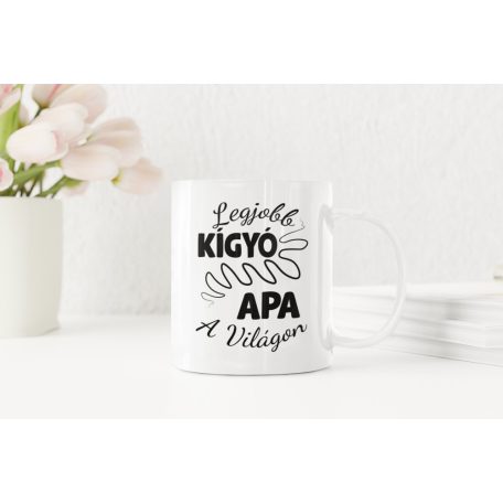 Legjobb kígyó apa a világon bögre