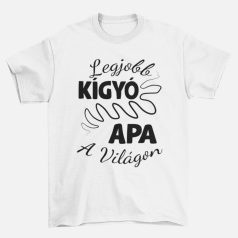 Legjobb kígyó apa a világon férfi póló