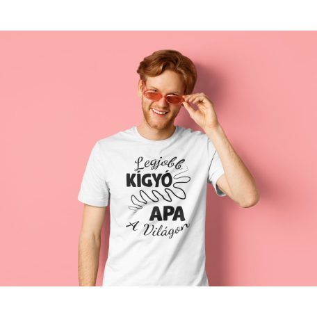 Legjobb kígyó apa a világon férfi póló