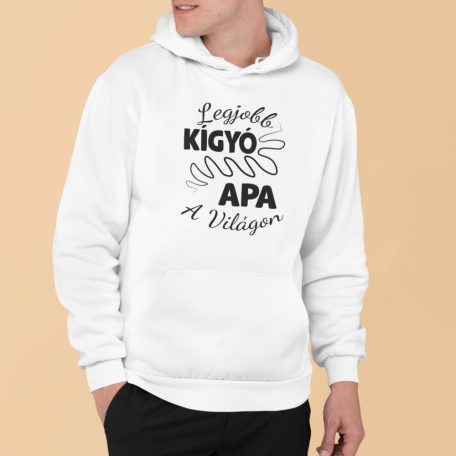 Legjobb kígyó apa a világon pulóver