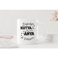  Legjobb kutya anya a világon bögre